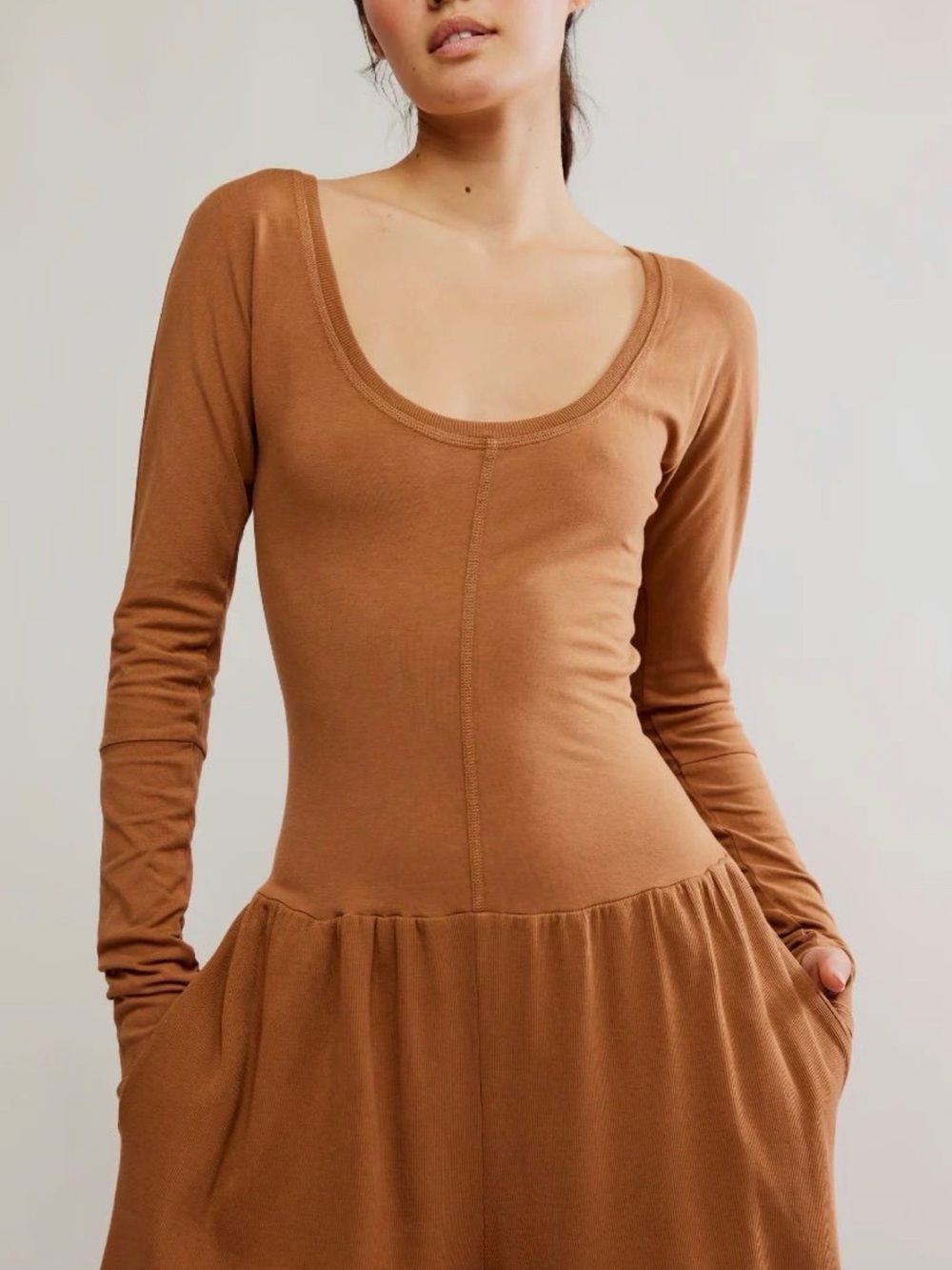 Free People Wide Leg Long Sleeve Hot Shot NWOT Medium - Picture 4 of 8